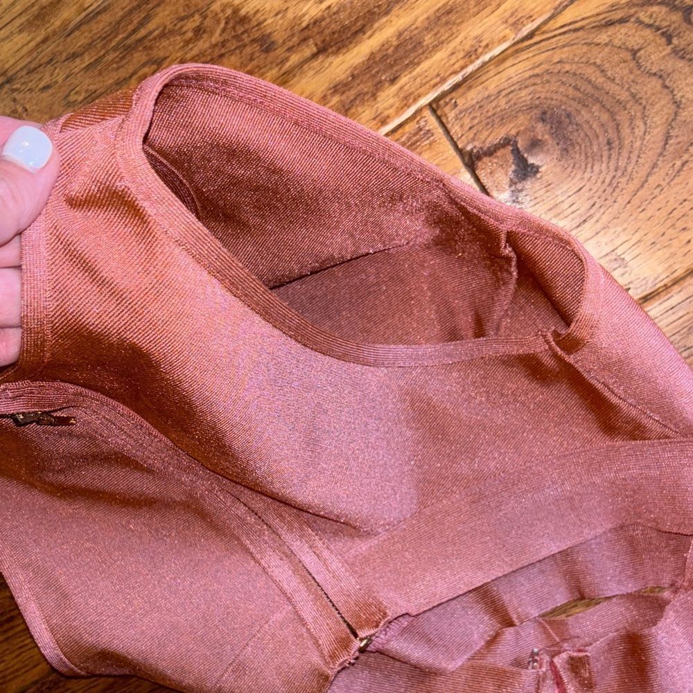Wow Couture Pink Sleeveless Cutout Dress - Picture 9 of 9